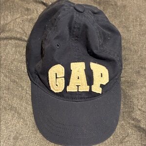 GAP Kids Navy Cap with Beige Logo
